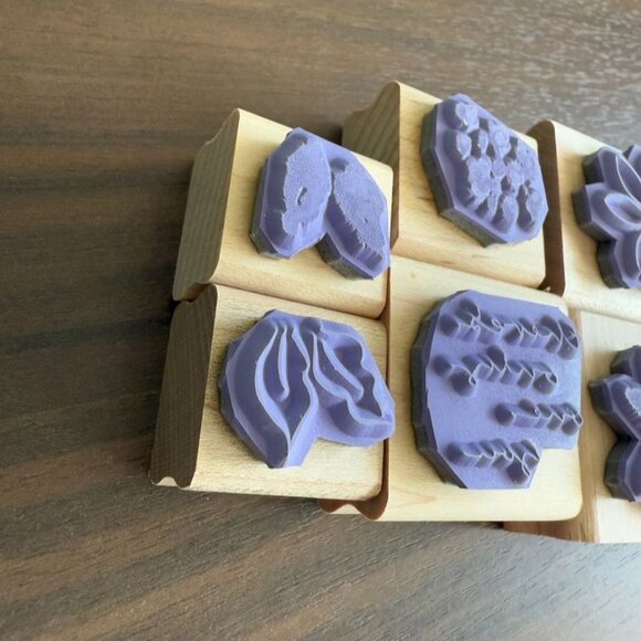 Stampin Up Painted Posies Rubber Stamp Set 2005 - Picture 5 of 7